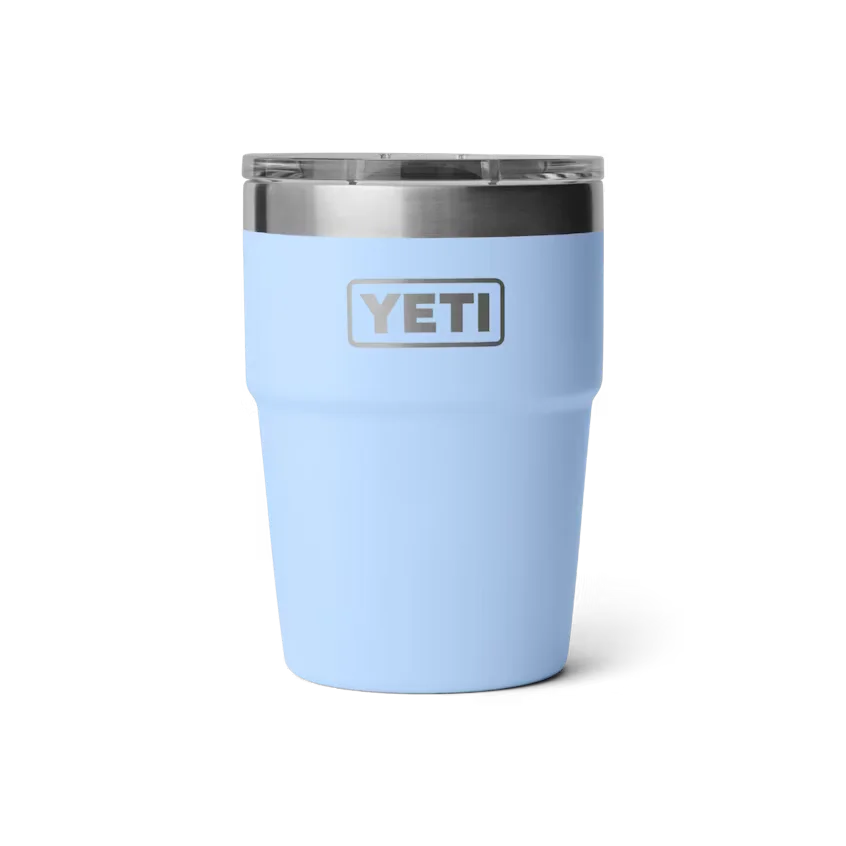Yeti 16 oz Stackable Tumbler w/ Magslider lid Big Sky Blue