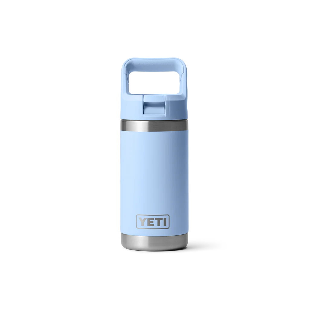 Yeti Rambler Junior 12 oz Bottle w/ Straw Cap Big Sky Blue