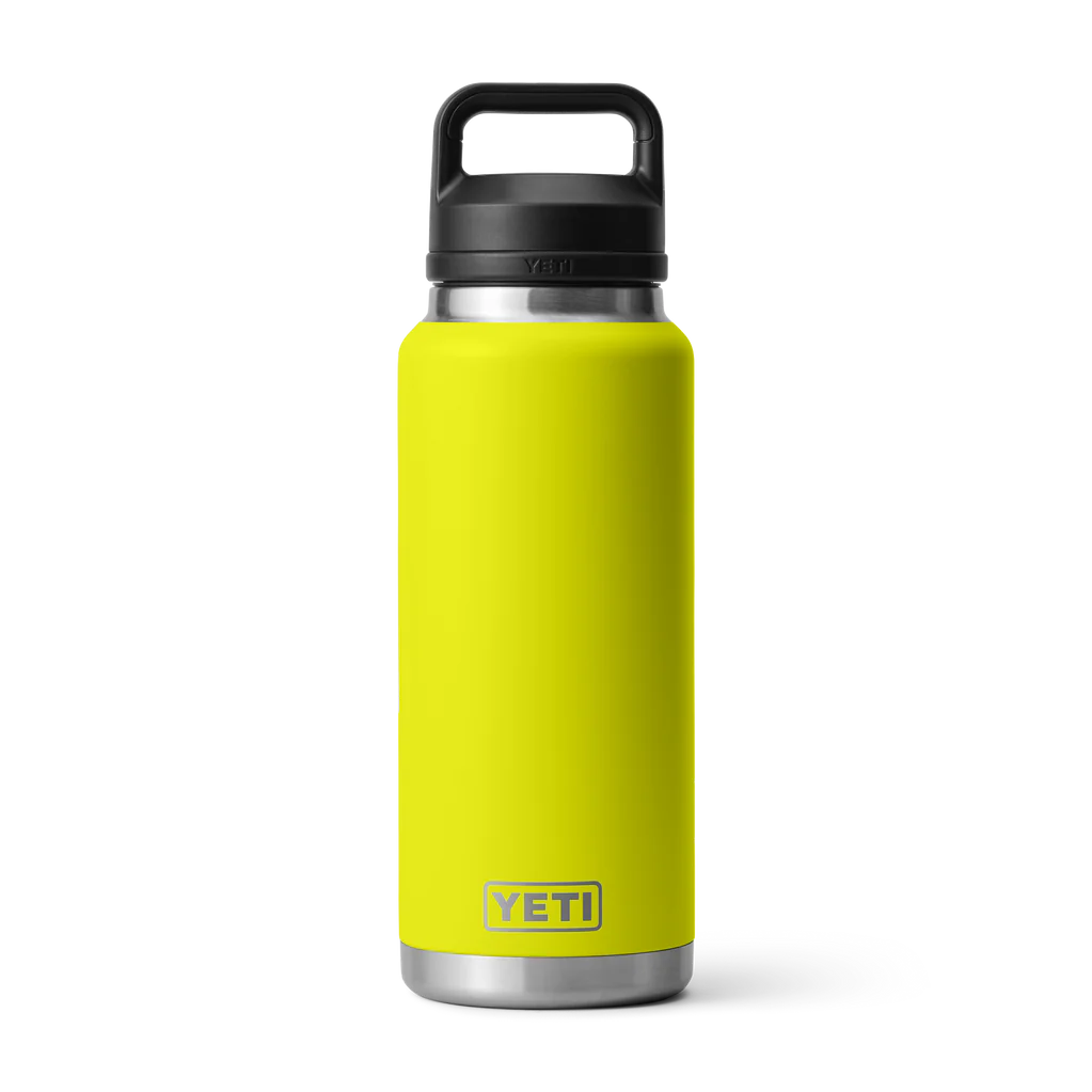 Yeti Rambler 36 oz Bottle w/ chug cap Firefly Yellow