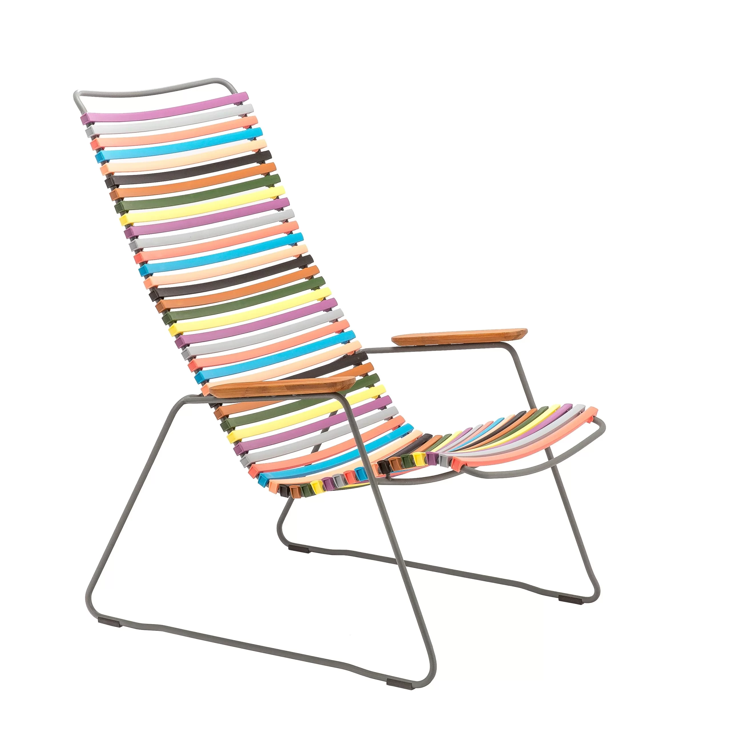 Houe - Click Outdoor Lounge Chair with Armrests