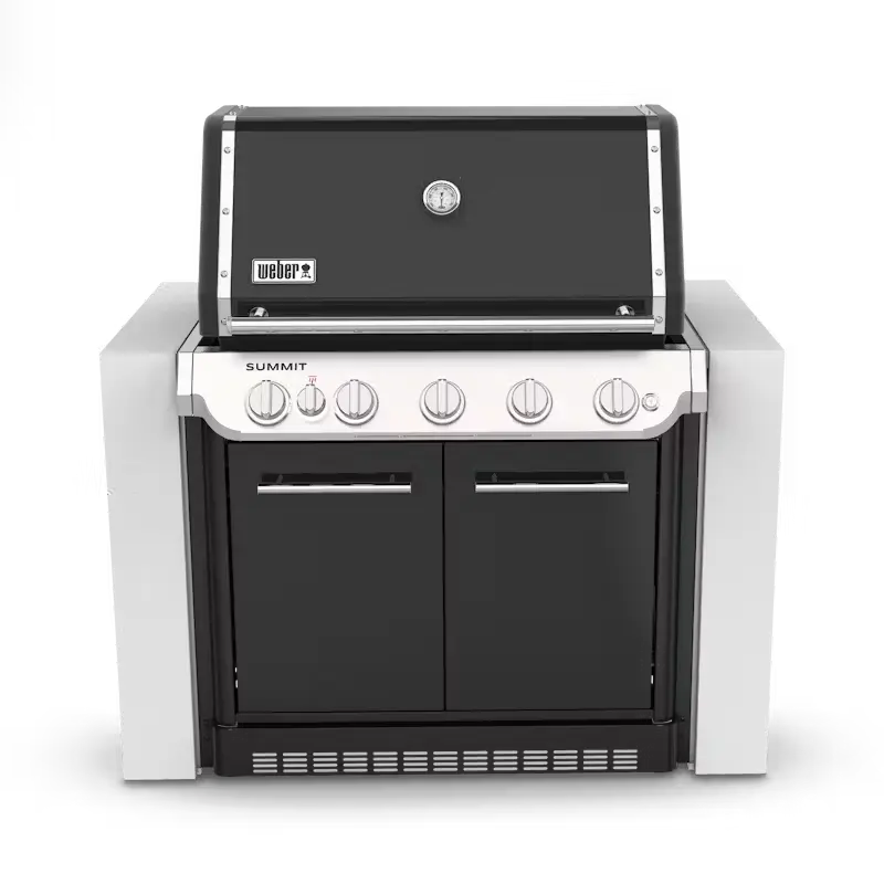 Weber® Summit® SB38 Built In 5 Burner Barbeque - Black