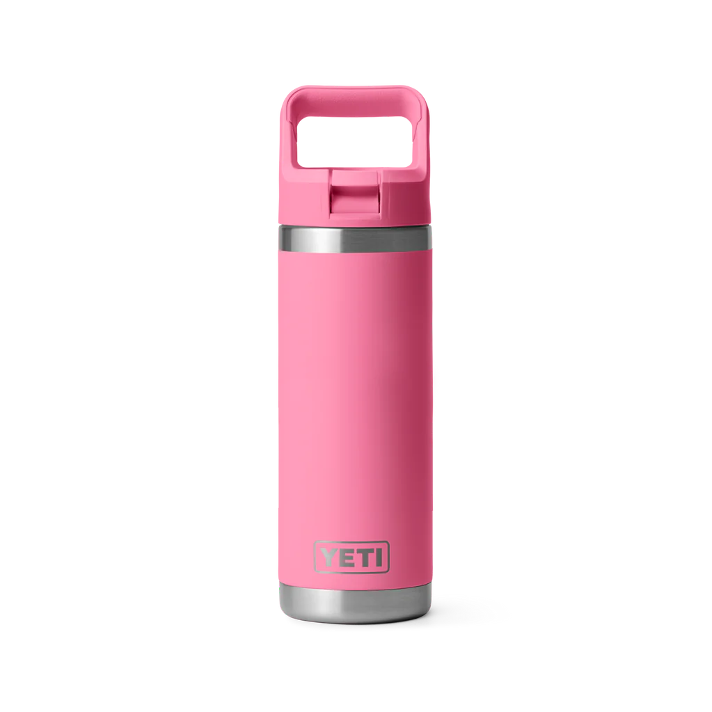 Yeti Rambler 18 oz Straw Bottle Harbor Pink