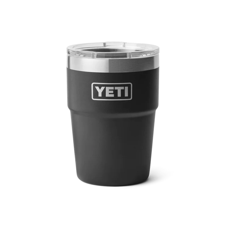 Yeti Rambler 16 oz Pint Stackable Cup Black