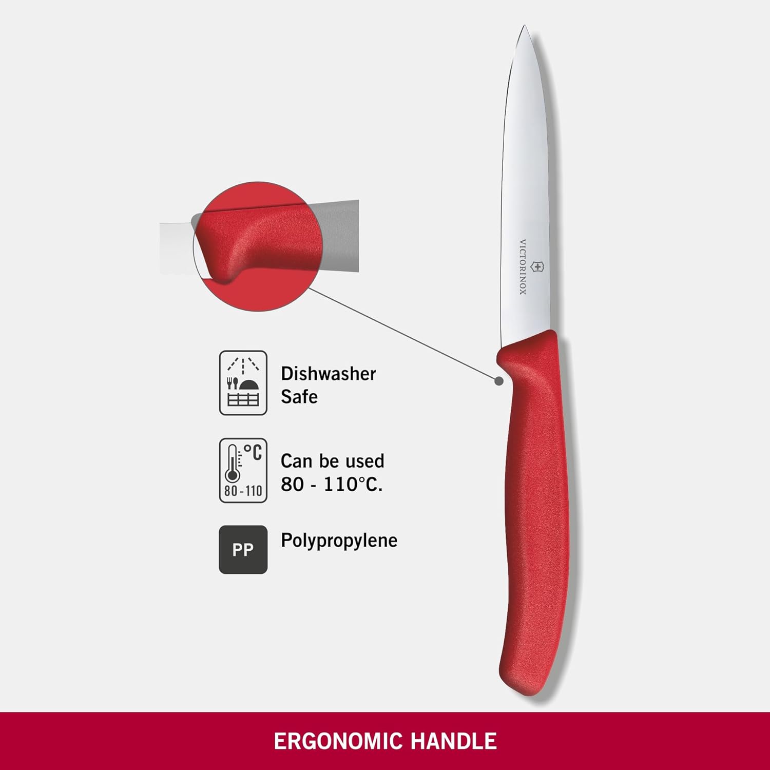Victorinox 6.7701 Swiss Classic Paring Knife Red