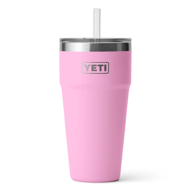 Yeti - Rambler - 26 OZ Stackable Straw Cup - 769ml - Power Pink