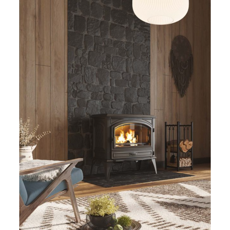 Dovre - Wood Heater - Free Standing - 760WD - Black - 9.5kW - up to 240m2 - Image 2
