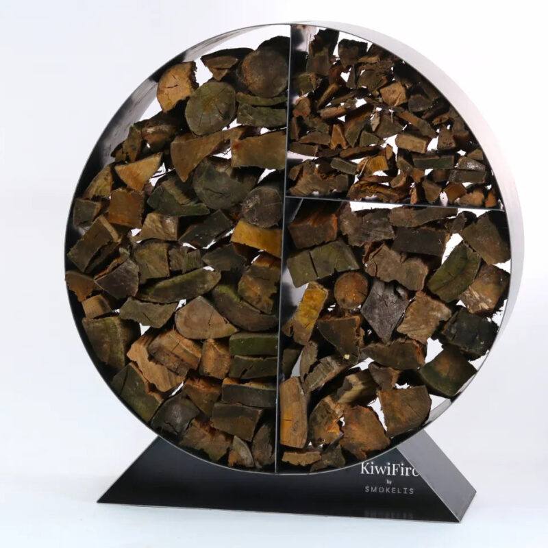 Smokelis - Corten Decorative Wood Storage