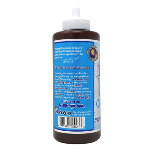 Blues Hog - Champions Blend - BBQ Sauce - 680G - Squeeze Bottle - Image 3