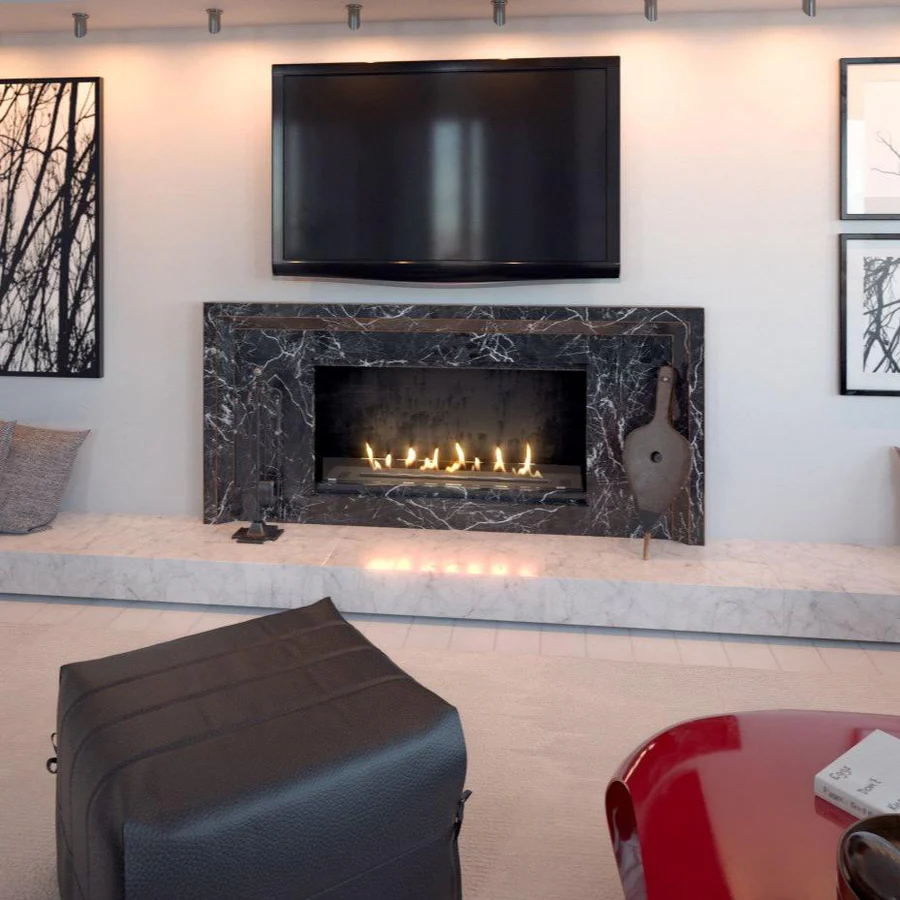 Decoflame Net Zero Emission F3 Fireplace Insert - 620mm - 1120mm - Image 6