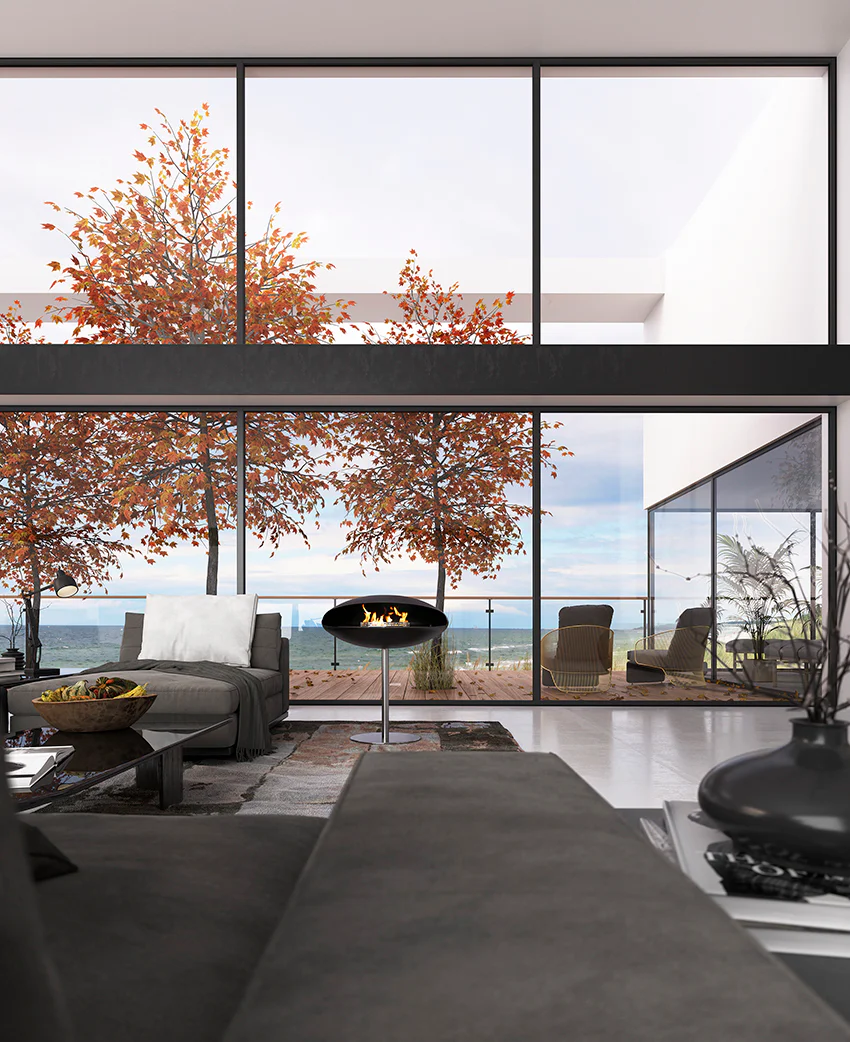 Decoflame Net Zero - Espoo - Freestanding Floor Automatic Fireplace - Image 3