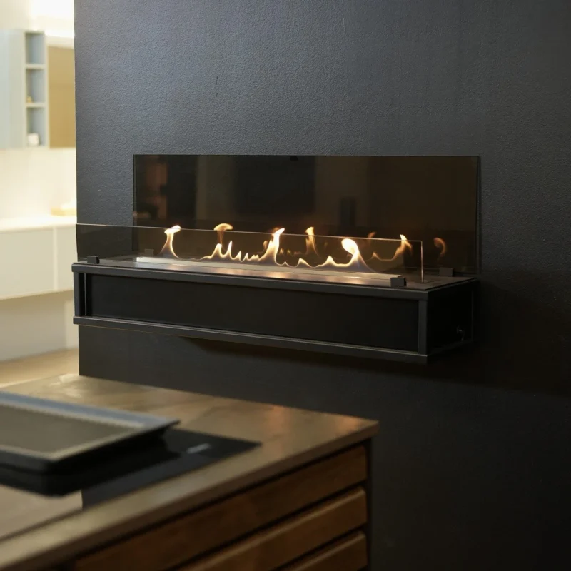 Decoflame Net Zero - Torino - Wall Mounted Fireplace - 720mm - 1120mm