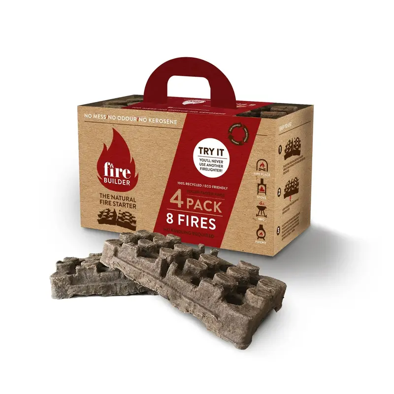 Castworks - Wood Heater Acc - Fire Builder - 4 Pack