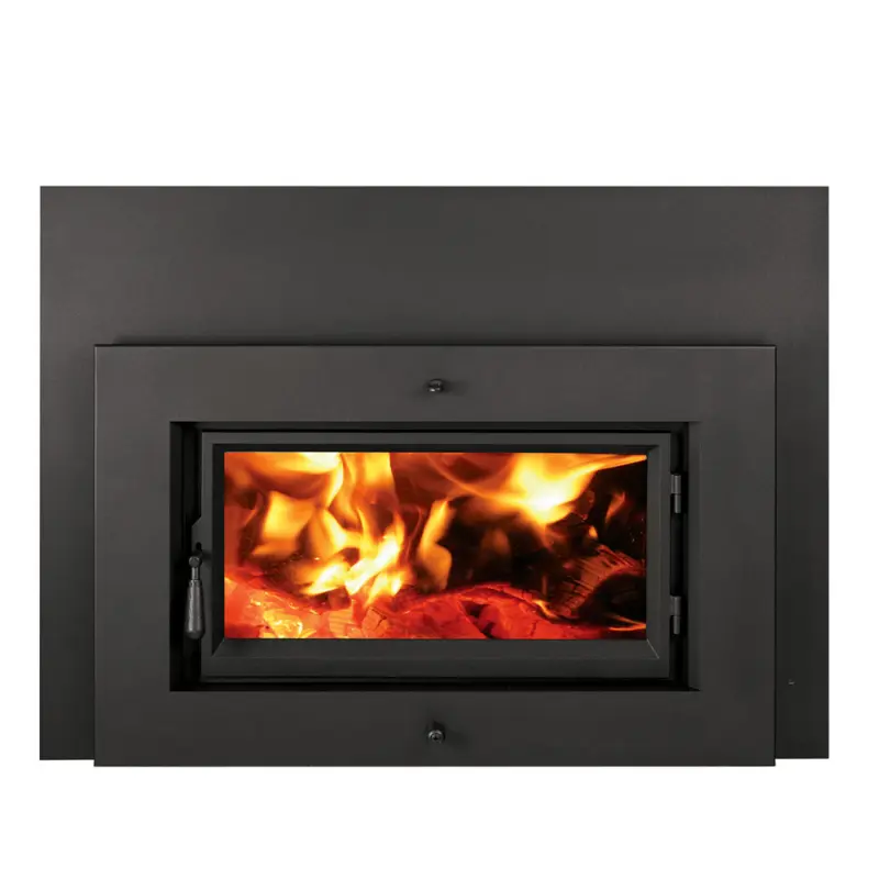 Lopi - Flush Wood - Medium - Inbuilt Wood Heater with NextGen Firebox - Including Fan & Cypress Black Face - Image 8