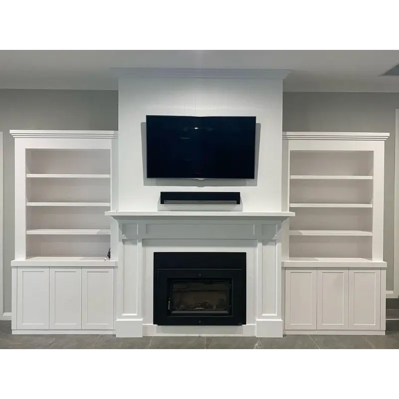 Lopi - Flush Wood - Medium - Inbuilt Wood Heater with NextGen Firebox - Including Fan & Cypress Black Face - Image 3