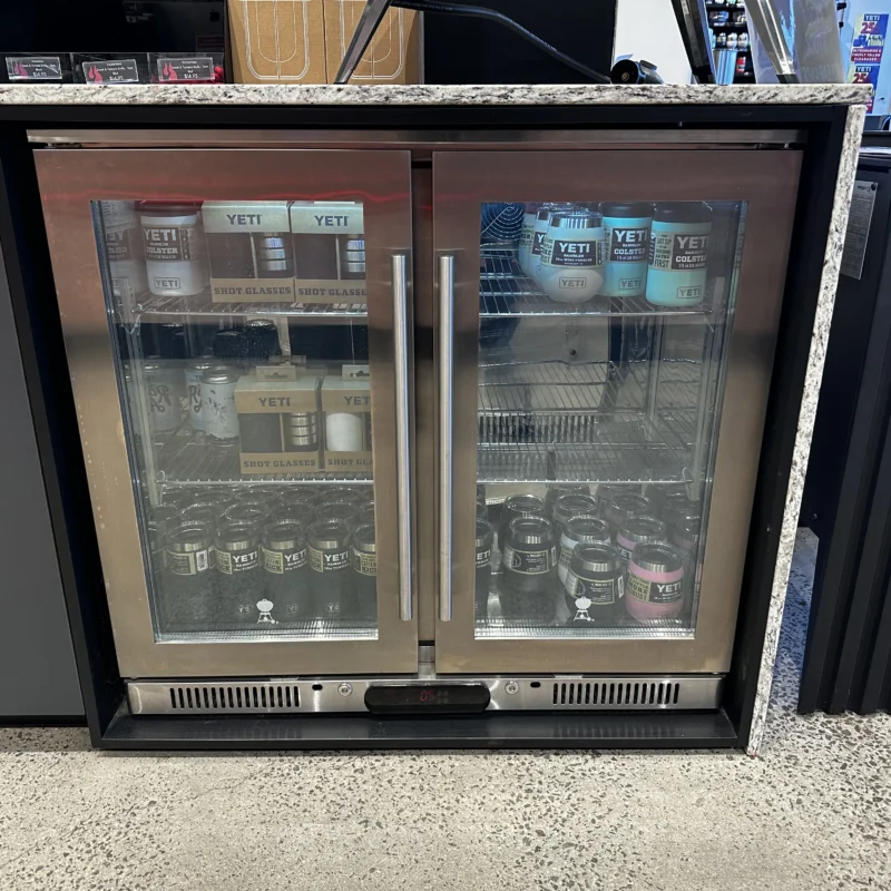 Weber SS Double Door Bar Fridge