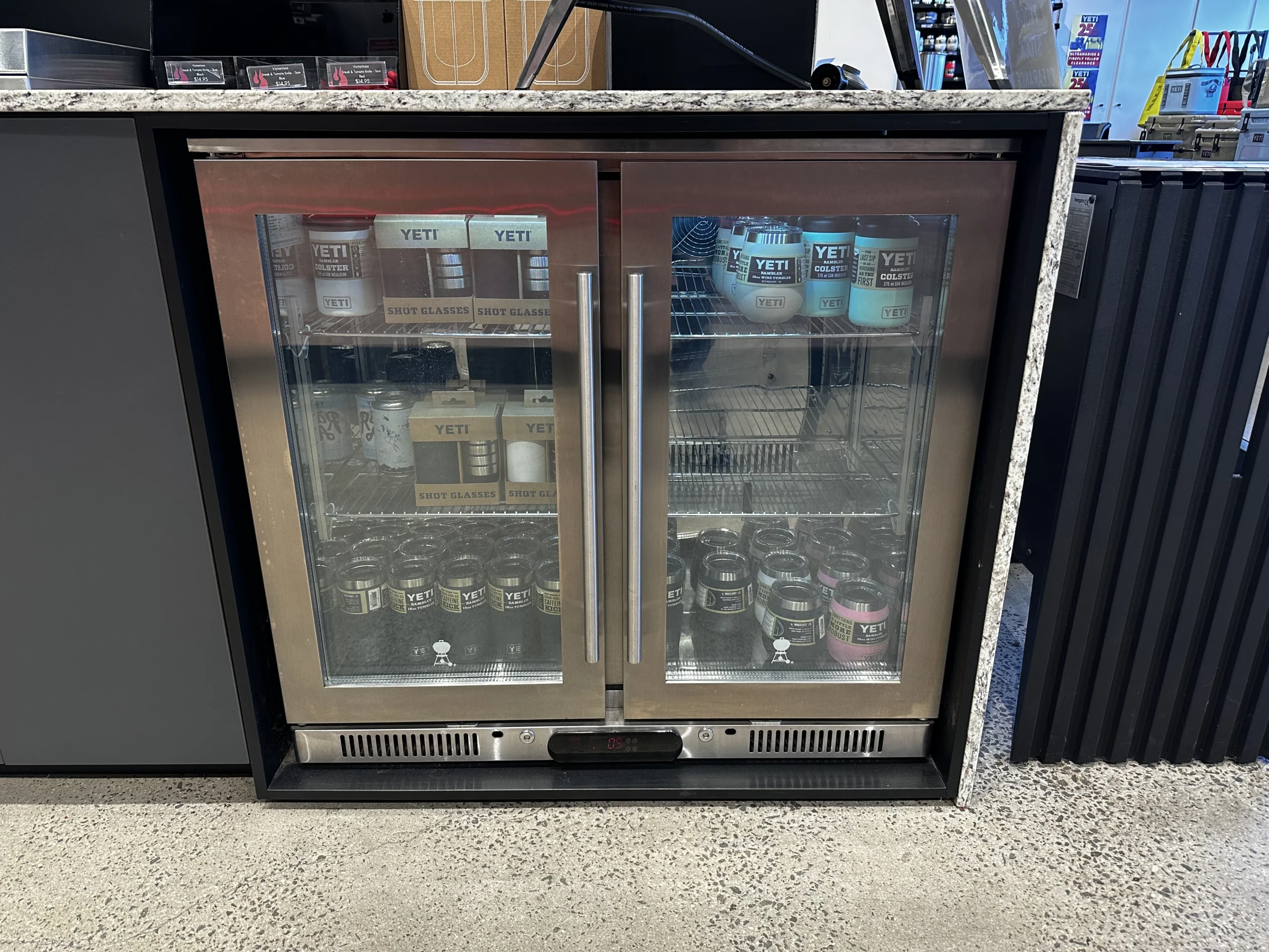 Weber SS Double Door Bar Fridge