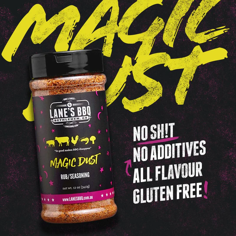 Lane's BBQ - Magic Dust Rub 340g - Image 2
