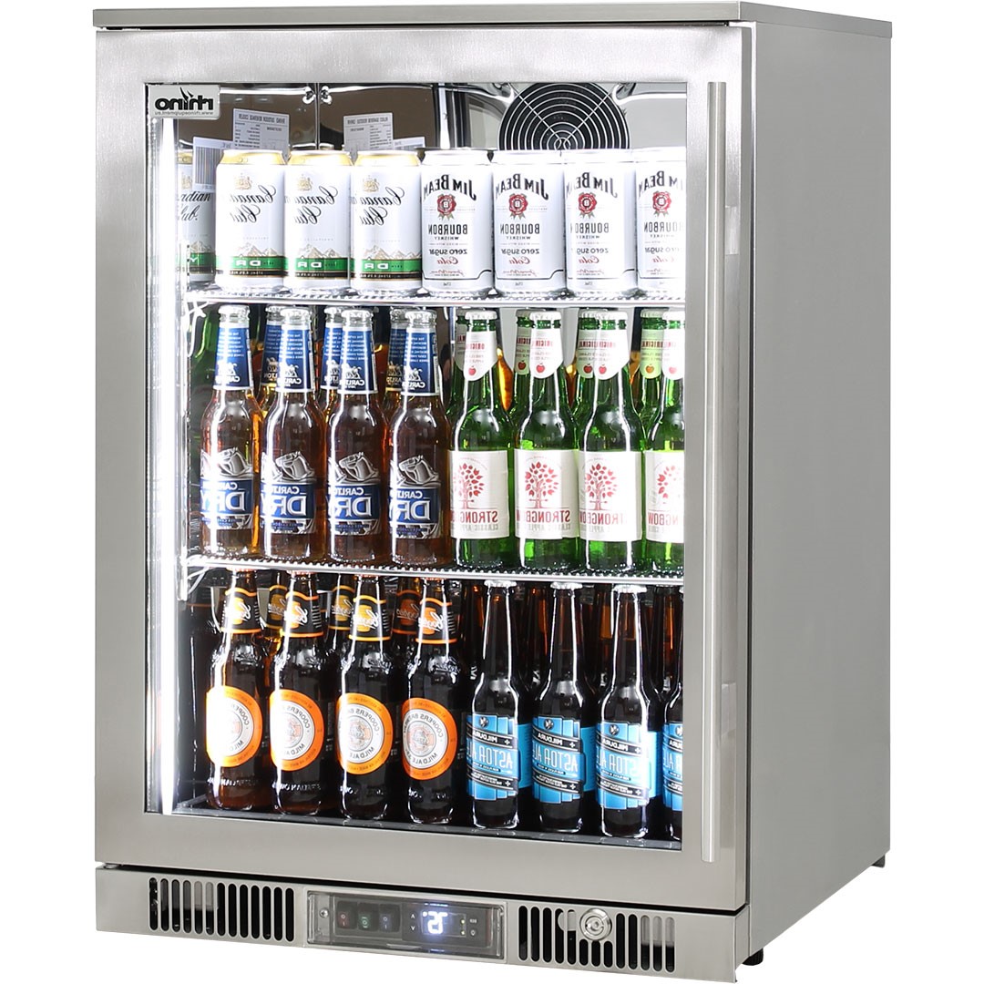 Rhino – ENVY 1 Door Alfresco Bar Fridge – Left Hinged ENV1L-SS
