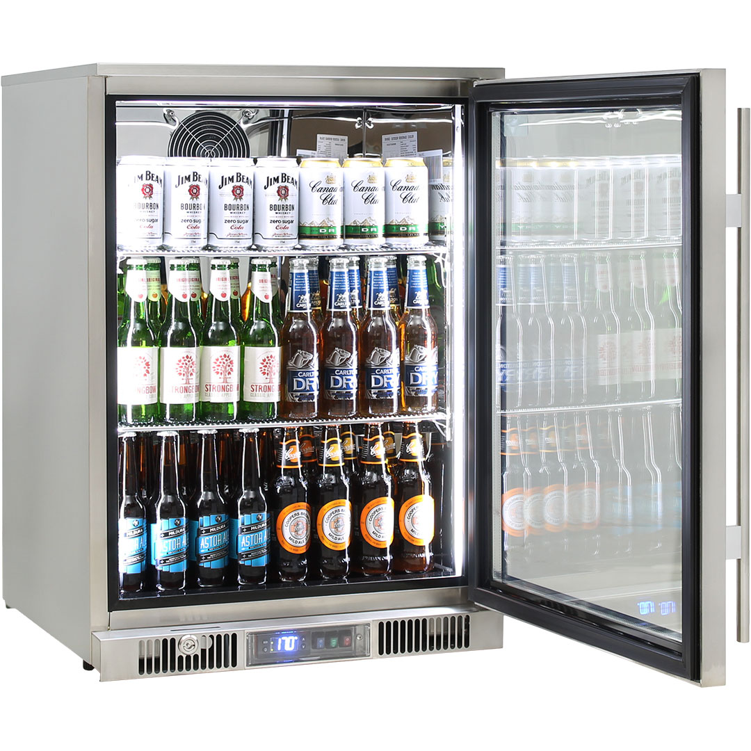 Rhino – ENVY 1 Door Alfresco Bar Fridge – Right Hinged ENV1R-SS 2