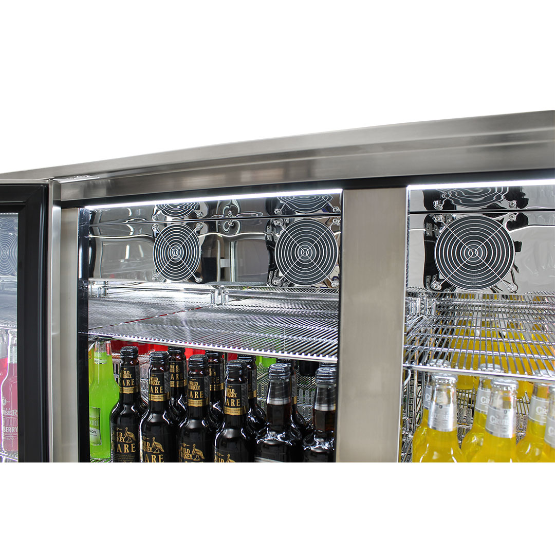 Rhino – ENVY 3 Door Alfresco Bar Fridge ENV3H-SS 12