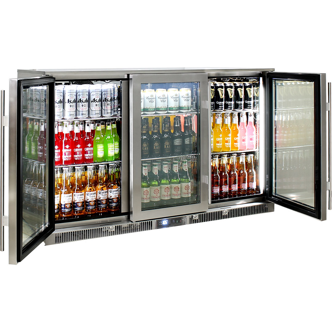 Rhino – ENVY 3 Door Alfresco Bar Fridge ENV3H-SS 9