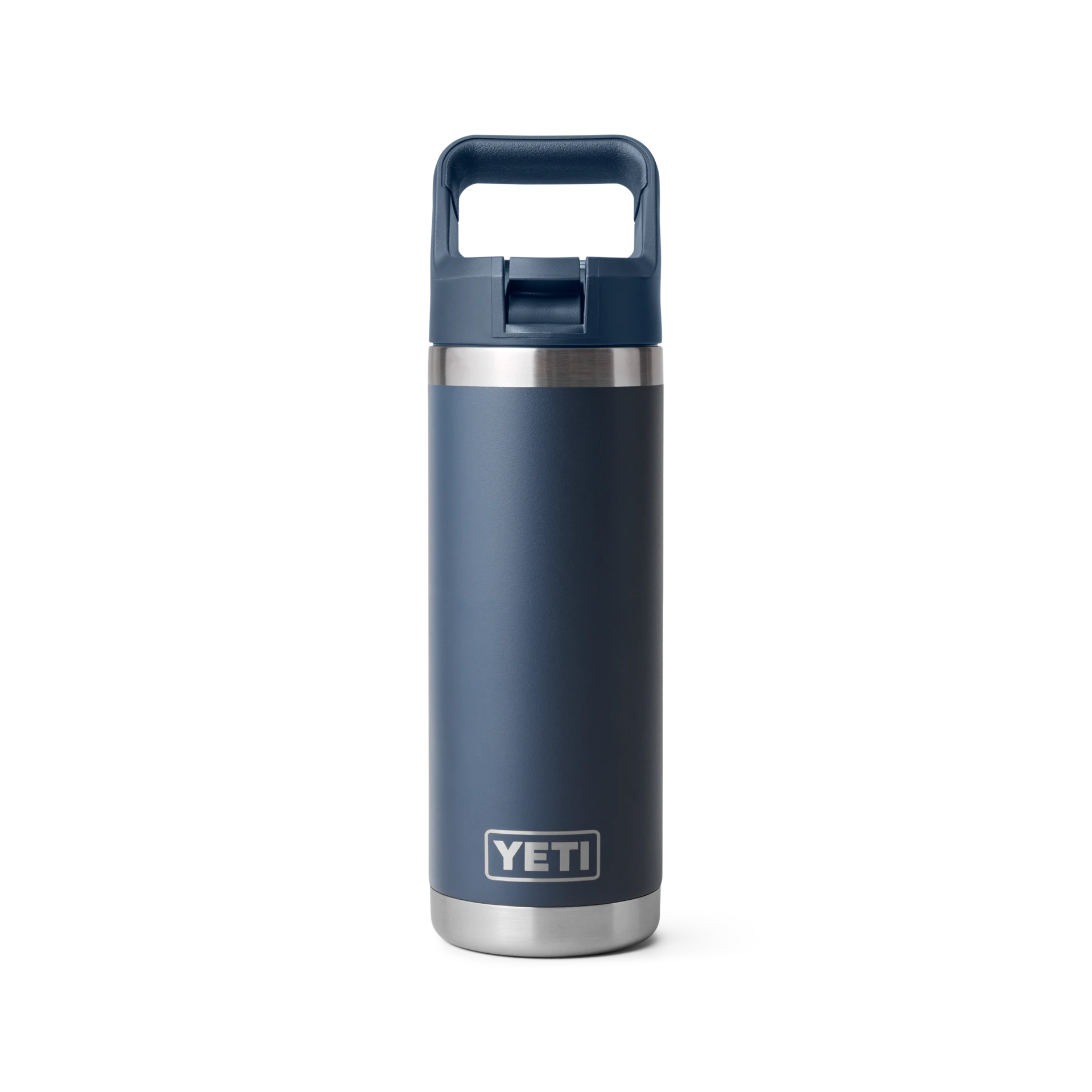 Yeti 18 oz Bottle with Colour Matched Straw Cap Navy