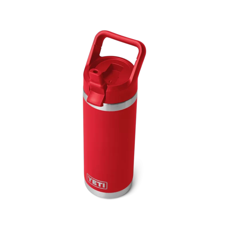 Yeti Rambler 18 oz Straw Bottle Rescue Red