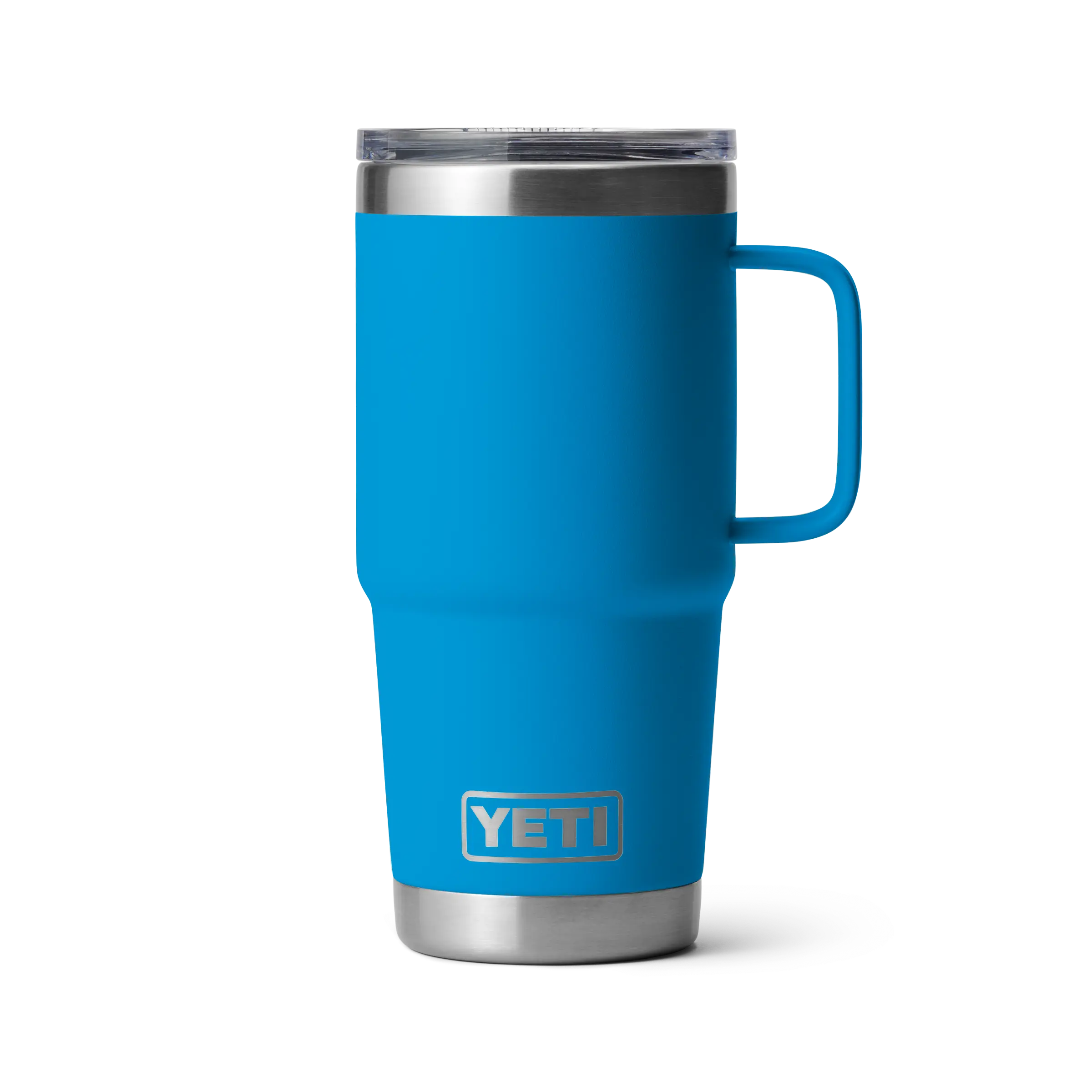 Yeti Rambler 20 oz Travel Mug with Stronghold Lid Big Wave Blue