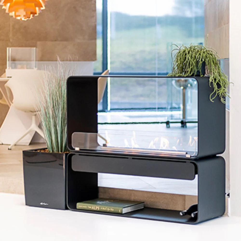 Decoflame Net Zero - Austin - Freestanding Fireplace - Image 2