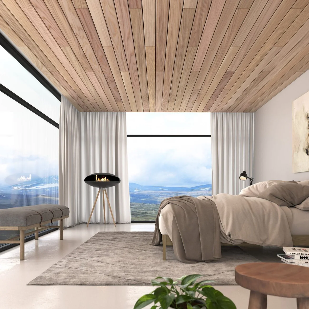 Decoflame Net Zero - Espoo - Freestanding Floor Automatic Fireplace - Image 2