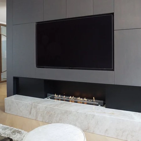 Decoflame Net Zero Emission F6 Fireplace Insert - 620mm - 3120mm - Image 10