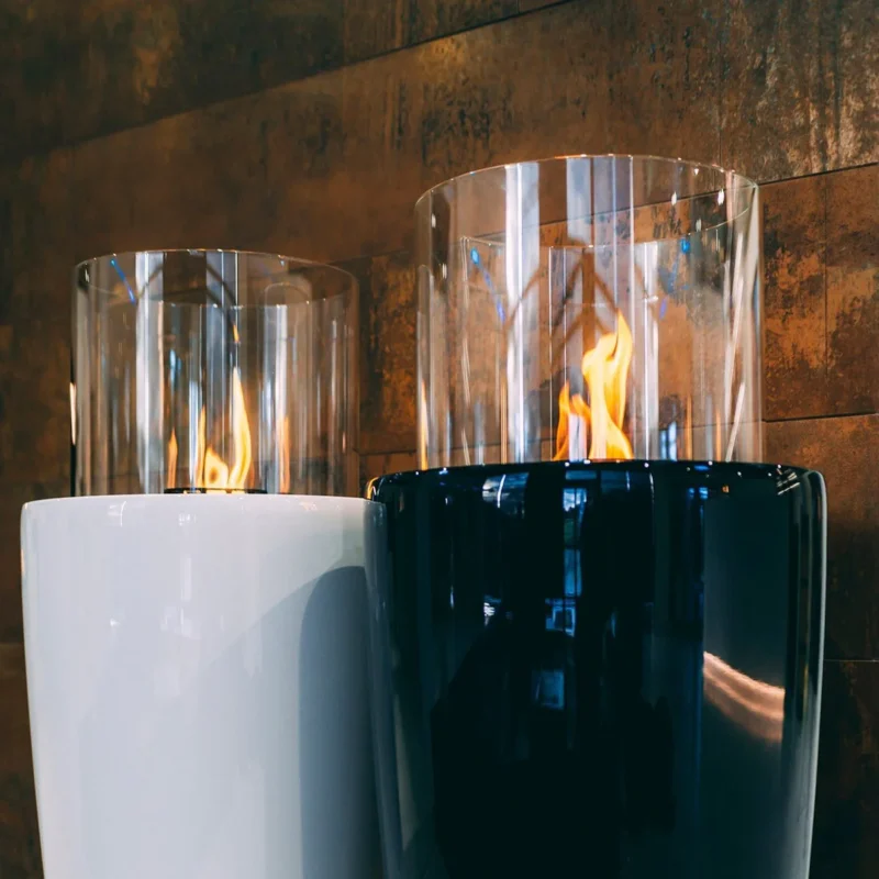 Decoflame Net Zero - Nice Tower - Freestanding Fireplace