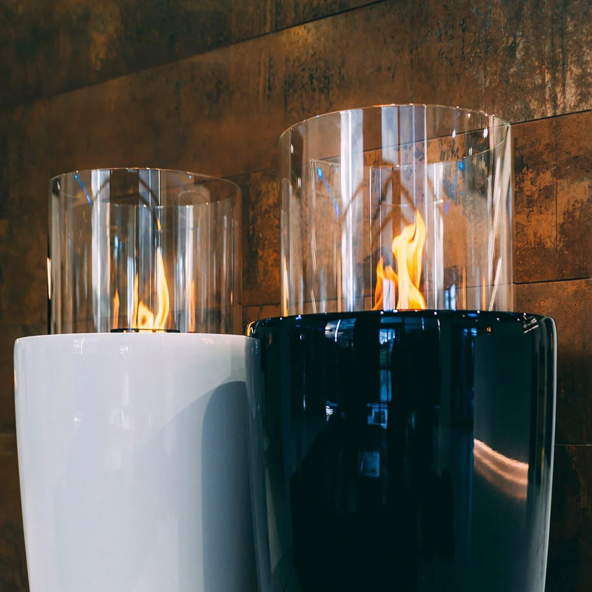 Decoflame Net Zero - Nice Tower - Freestanding Fireplace