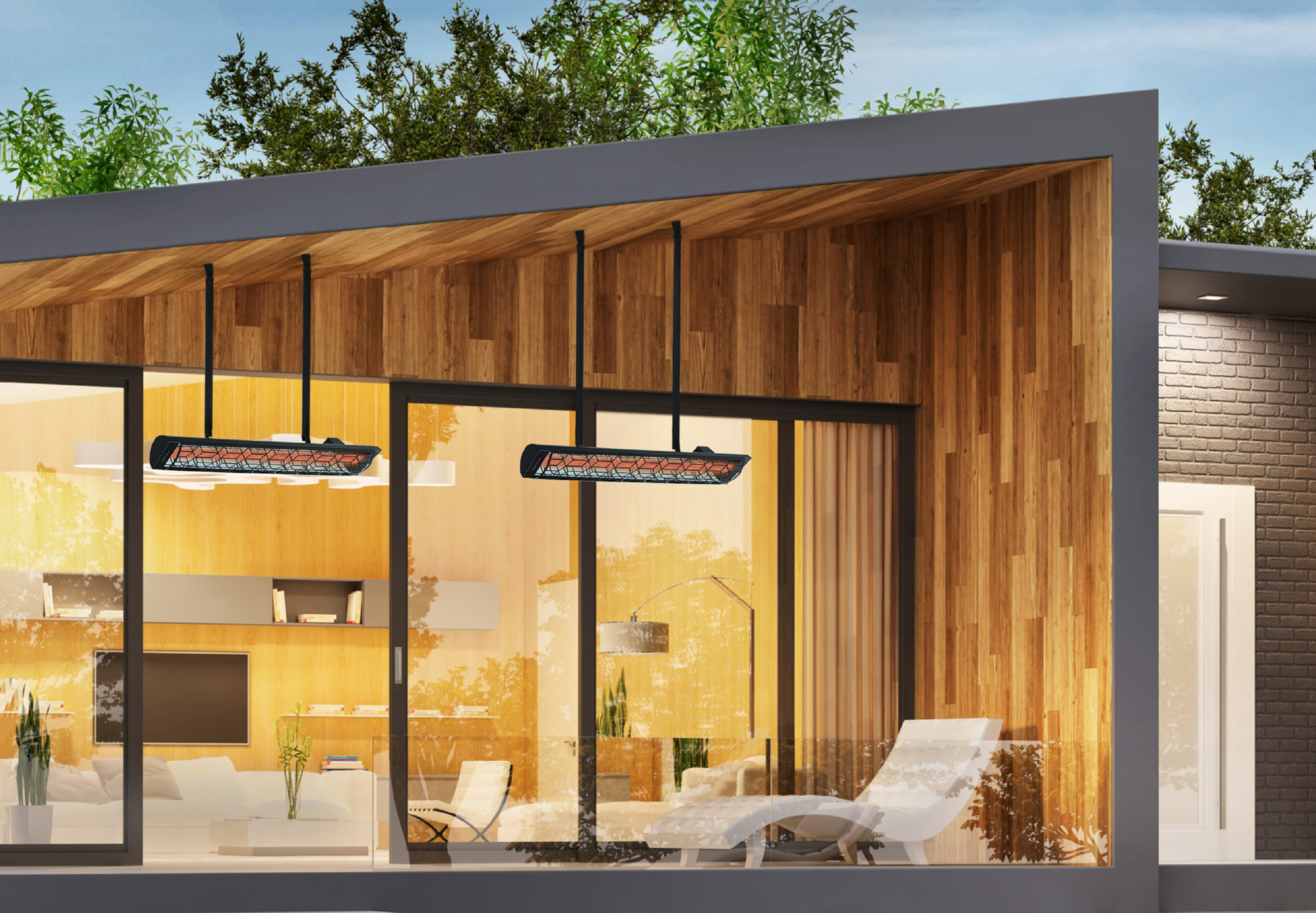 Infratech - Drop Pole Mounts - Set of 2 - Black - Suit C/CD Series - Image 2