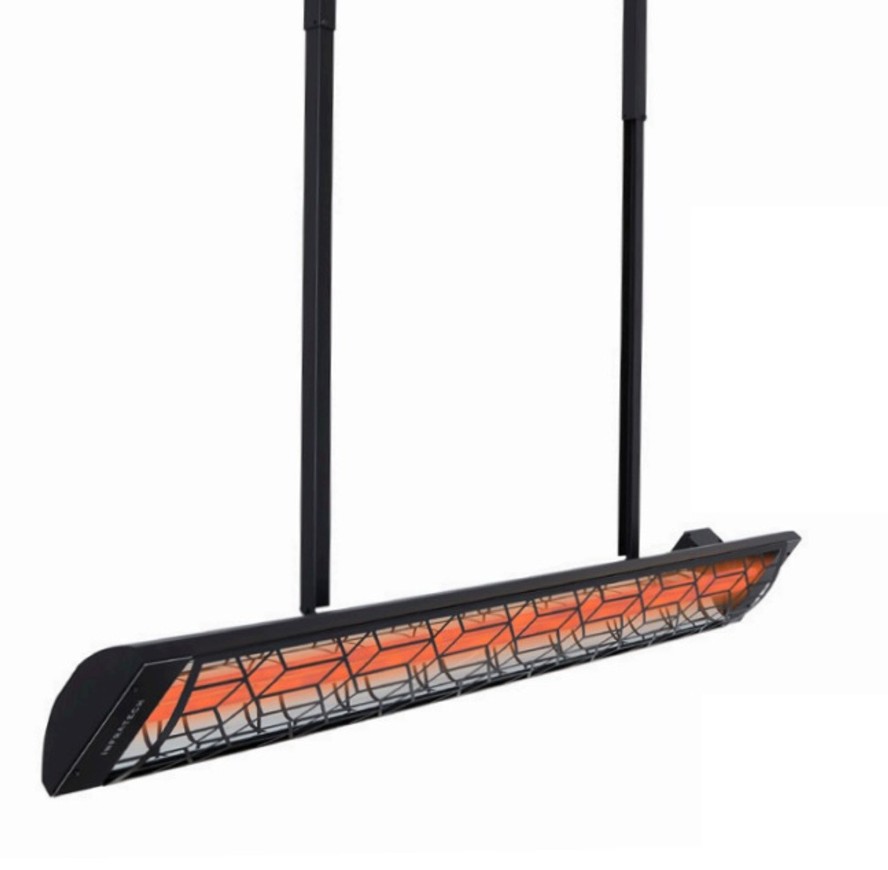 Infratech - Drop Pole Mounts - Set of 2 - Black - Suit C/CD Series