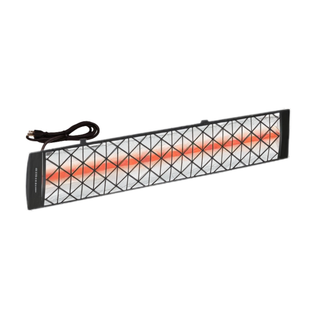 Infratech - C Series - Single Element - 2000w Radiant Heater - Black - Plug In (10AMP)