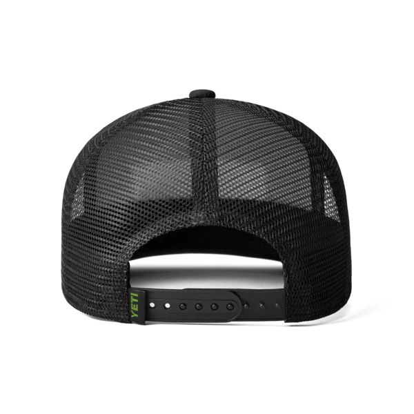Yeti Flip Logo Trucket Hat Black